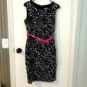 Black/white Kasper dress size 8 NWT